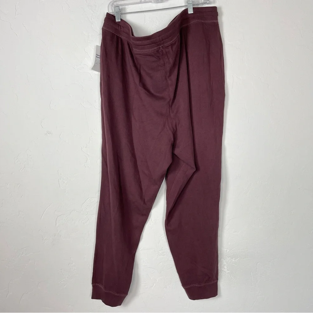 Old Navy Pants Joggers Sweats New Rib Ankle Cuff Tie Waist Fleece High Rise Knit
